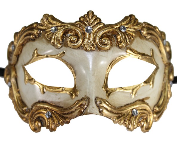 Kayso Gm004gd Gold Roman Gladiator Inspired Venetian Masquerade Mask - One Size