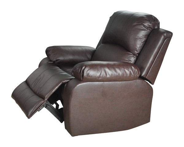 Lgs2890-c Utica Reclining Chair, Dark Brown - 40 X 38.5 X 37 In.