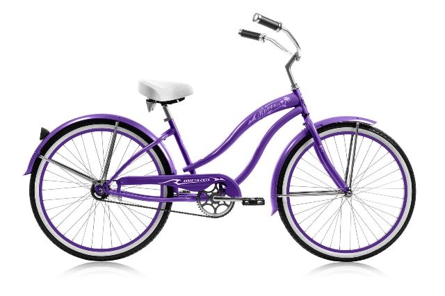 Rover Gx-f-pp 26 In. Rover Womens Gx Beach Cruiser Bicycle, Purple & Purple