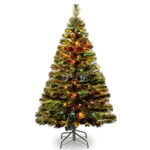 National Tree SZRX7-159-48 48 in. Fiber Optic Radiance Fireworks Tree and LED Folding Stand LED Technology