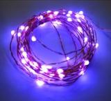 600003 Battery Operated Copper 20 Led String Light - Purple
