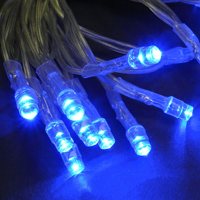 600007 Battery Operated 40 Led String Light - Blue