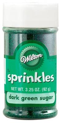 710764 Sprinkles Jar, Dark Green Sugar - 3.25 Oz