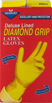 UPC 071582070750 product image for Eagle Home Products 7075 Dimond Grip Long Cuff Gloves Small | upcitemdb.com