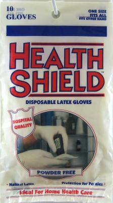 UPC 750828006332 product image for Glove Specialties 633 Health Shield Latex Gloves Pack of 10 | upcitemdb.com