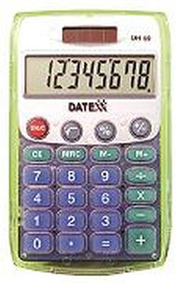 Datexx- Dh-60c Dual Power Calculator, 3.56 X 1 X 6.24 In.