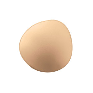 45 Triangle Post Mastectomy Leisure Breast Form, Beige - Small