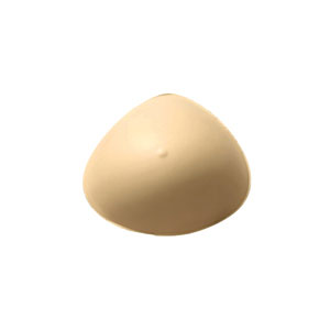 702 Rounded Triangle Post Mastectomy Breast Form, Beige - Size 1