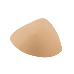 747 Lightweight Triangle Post Mastectomy Breast Form, Beige - Size 1