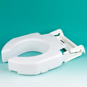 Secure-bolt Hinged Elevated Elongated Toilet Seat