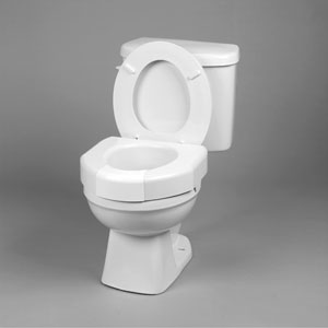 Closed Front Option Elevated Toilet Seat