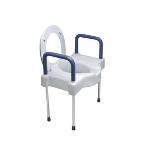 Extra Wide Tall-ette Elevated Toilet Seat With Legs
