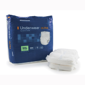 Mckesson Uwbxxl Ultra Protective Underwear, 48 Per Case