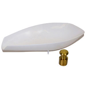 107-00 Polypropylene Footed Scoop & Counterweight