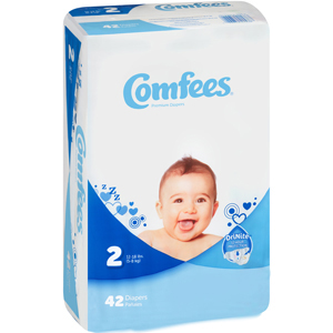 Cmf-2 Disposable Baby Diapers, Size 2 - 168 Per Case