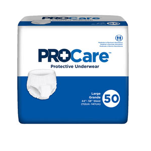 Nu-513 Large Pro Care Underwear, 100 Per Case