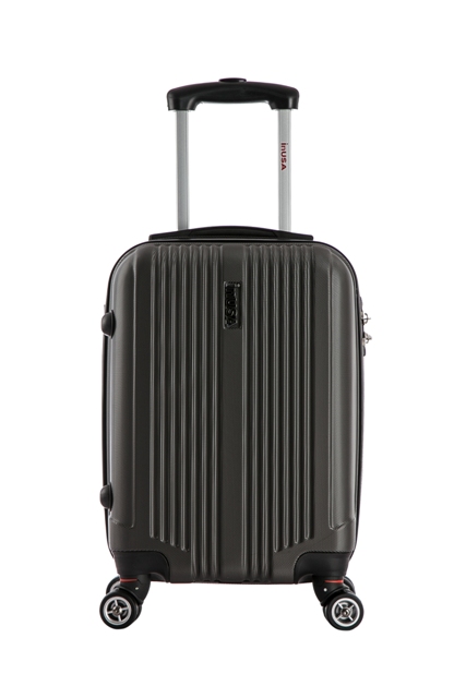 Iusfo00s-coa 18 In. San Francisco Lightweight Hardside Spinner Carry-on Luggage, Charcoal