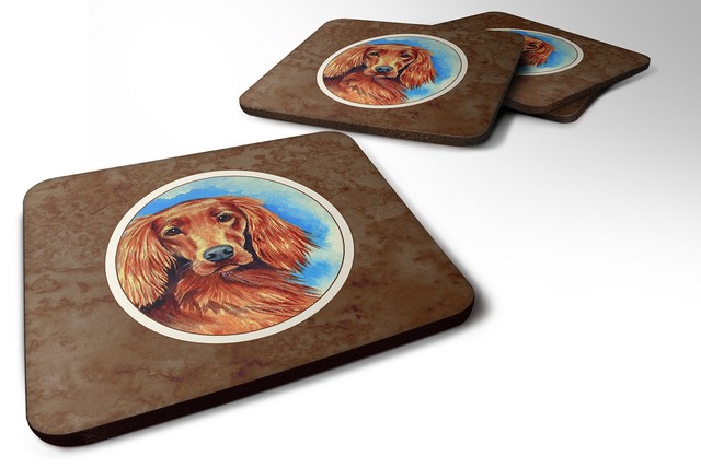 Irish Setter Foam Coaster, Set of 4