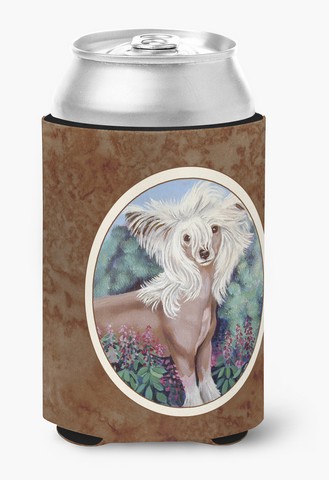 7052cc Chinese Crested Can Or Bottle Hugger, 0.25 X 4 X 5.5 In.
