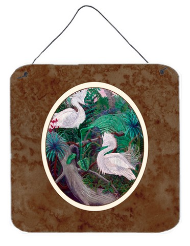 7142ds66 Bird Egret Wall Or Door Hanging Prints