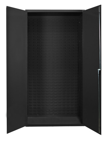 3602-blp-95 14 Gauge Flush Door Style Lockable Cabinet, Gray - 36 X 18 X 72 In.