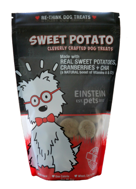 1075-4091 All Natural Sweet Potato Omega Dog Treat - 4 Bags