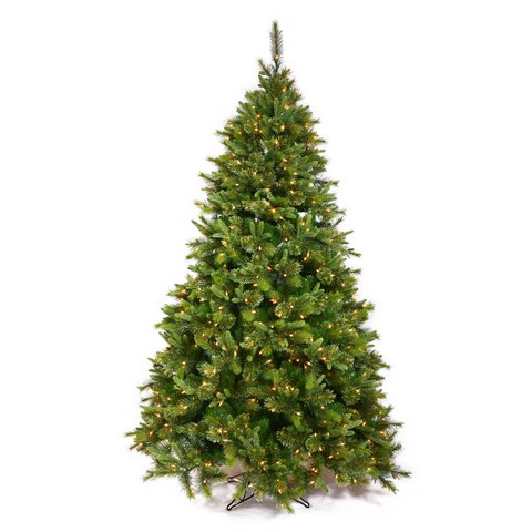 7.5 Ft. X 55 In. Pre-lit Cashmere Mixed Pine Full Artificial Christmas Tree - Clear Dura Lights