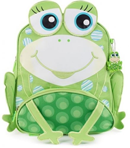 Baby Gff3003 Frog Design Little Kids Backpack, Lunchbag