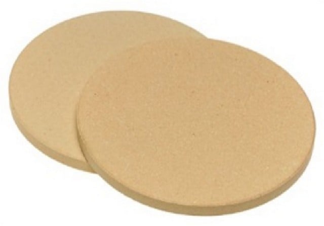Honey Can Do 4444 8.5 In Old Stone Oven Pizza Stone, Set Of 2 - Natural