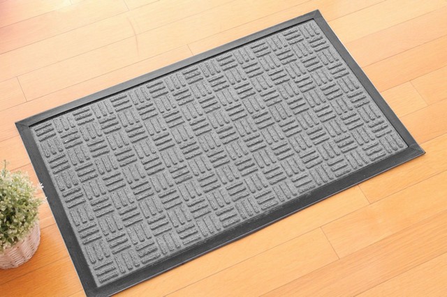 Le 86548 Rubber Backed Polypropylene Mat, 16 X 24 In.