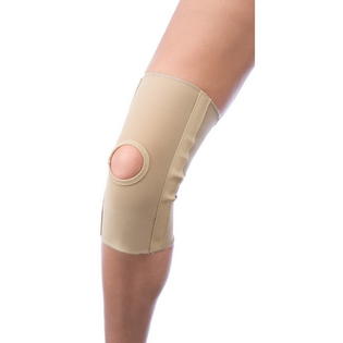 Slip On Knee Compression Sleeve With Open, Large