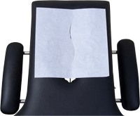 Zzr123slt Headrest Sheets With Slit, White - 1000 Per Case