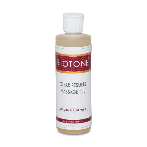 Biotone Bio1248oz Clear Results Massage Oil, 8 Oz Bottle