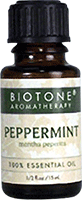 Biotone Bio101ppm Essential Oil, 0.5 Oz Bottle - Peppermint