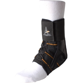 Crm236xlg Active Ankle Power Lacer Brace, Black - Extra Large