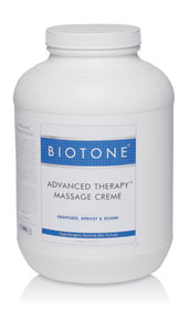 Biotone Bio105gal 1 Gal Advanced Therapy Massage Crème, Unscented Hypoallergenic