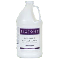 Biotone Bio106uns 1 Gal Deep-tissue Massage Lotion, Unscented