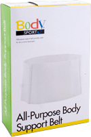 Bds113lrg All Purpose Value Support Belt, White - Large