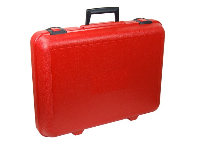 Red Blow Molded Hard Carrying Case