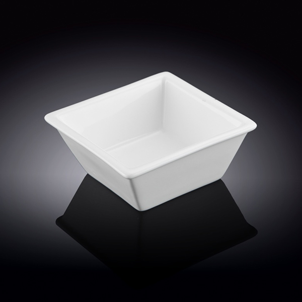 992387 4.25 X 4.25 X 1.75 In. Square Dish, White - Pack Of 48