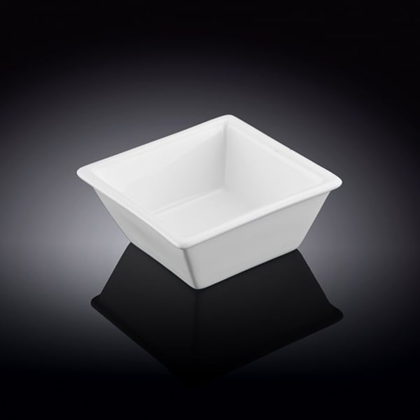 992546 3 X 3 X 1.25 In. Square Dish, White - Pack Of 72