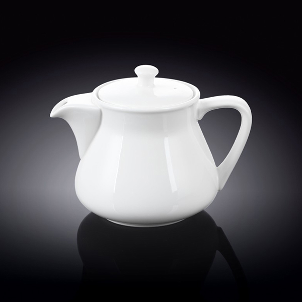 994002 750 Ml Tea Pot, White - Pack Of 24