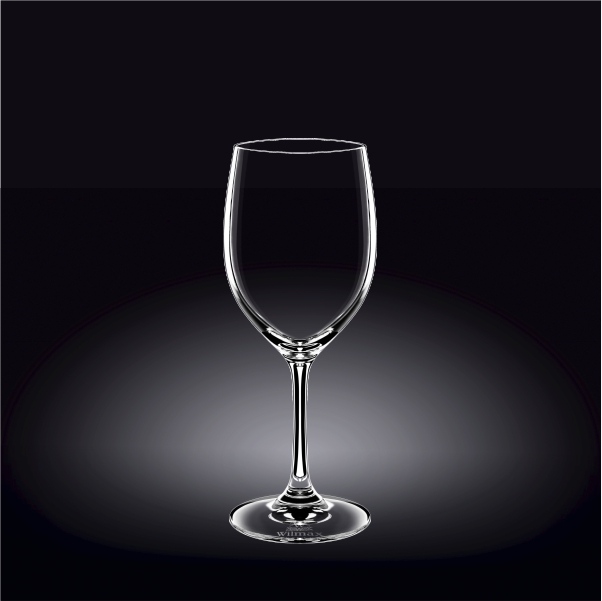 888006 350 Ml Wine Glass Set Of 6, Pack Of 8