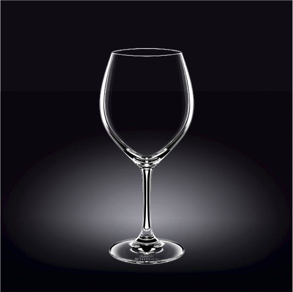 888011 620 Ml Wine Glass Set Of 6, Pack Of 4