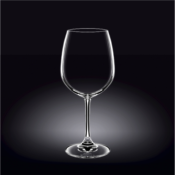 888014 600 Ml Wine Glass Set Of 6, Pack Of 4