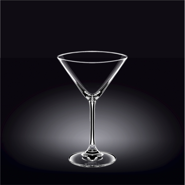 888030 270 Ml Martini Glass Set Of 6, Pack Of 8
