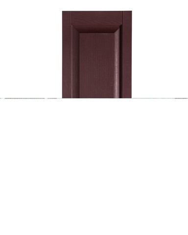 Perfect Shutters Ir521543260 Premier Raised Panel Exterior Decorative Shutters, Burgundy - 15 X 43 In.