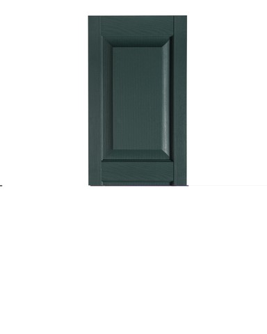 Perfect Shutters Ir521559331 Premier Raised Panel Exterior Decorative Shutters, Heritage Green - 15 X 59 In.