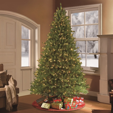 7.5 Ft. Pre-lit Fraser Fir Artificial Christmas Tree With 750 Clear Ul Lights