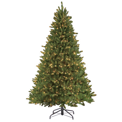 7.5 Ft. Pre-lit Fraser Fir Artificial Christmas Tree With 750 Clear & Multi Colored Ul Lights